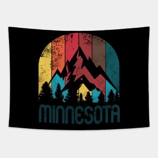 Retro Minnesota Design for Men Women and Kids Tapestry