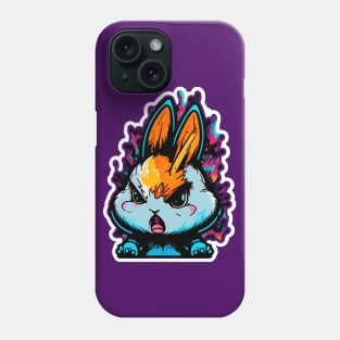 Angry bunny Phone Case