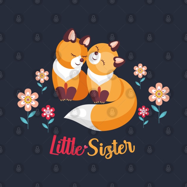 Little sister - fox siblings by Royal7Arts