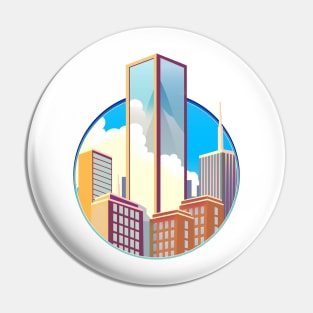 City Skyline Pin