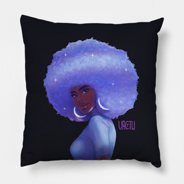 Lavender Princess Pillow by VactuART