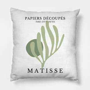 Henri Matisse Cut Outs Green Remake Museum Matisse Pillow