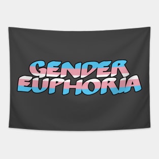 Gender Euphoria Trans Pride Tapestry