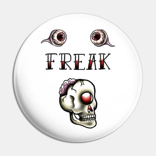 Freak - Old School Tattoo Flash Pin