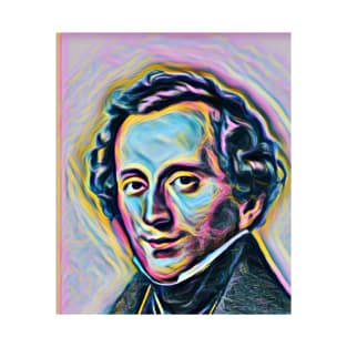 Felix Mendelssohn Portrait | Felix Mendelssohn Artwork 9 T-Shirt