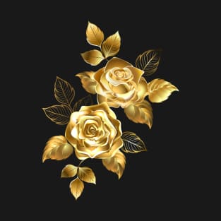 Gold roses T-Shirt