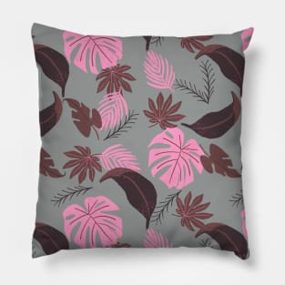 Tropical leaves pattern Pillow