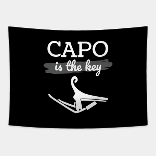 Capo is the Key Capo Dark Theme Tapestry