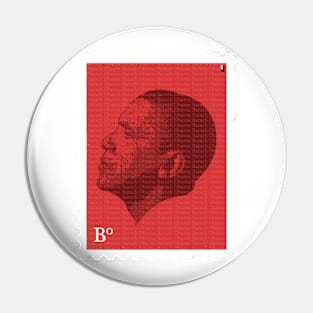 Barack Obama Stamp Pin