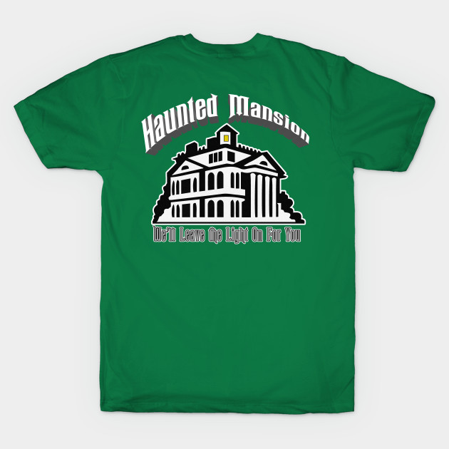 Disover Haunted Mansion-We'll leave the light on - Disneyland - T-Shirt