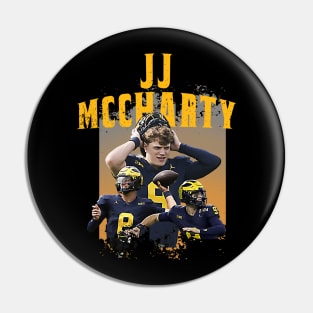 Jj Mccarthy bootleg design Pin