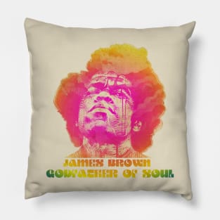 James brown godfather of soul Pillow