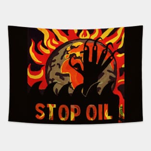 Just Stop Oil Tapestry