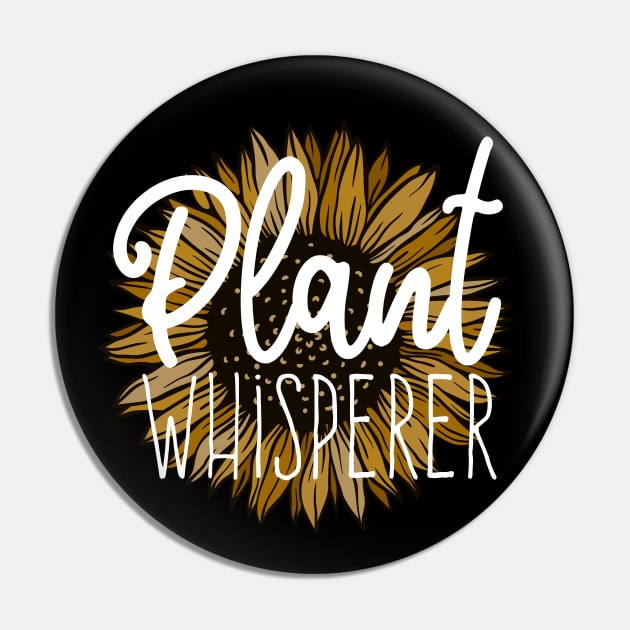 Plant Whisperer - Sunflower Pin by Plantitas