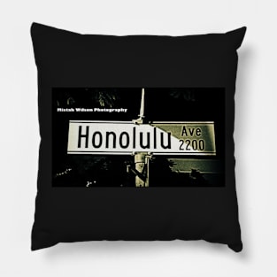 Honolulu Avenue, Montrose, CA by Mistah Wilson Pillow