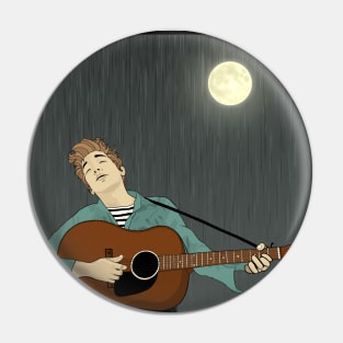 Dylan's Music Poster Pin