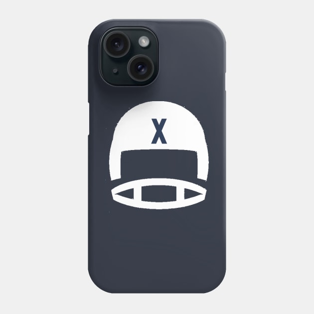 Retro Musketeer Football Helmet Phone Case by twothree