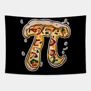 Pi Day pizza 314 Tapestry