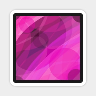 Pink magenta abstract Magnet