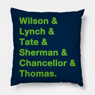 2013 Seattle Seahawks Green Pillow