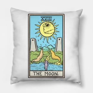 The Moon Toad Tarot Pillow