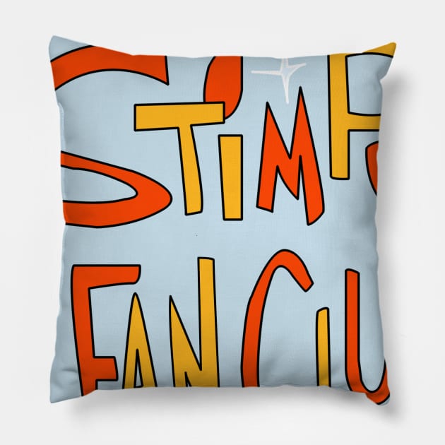 Stimpy's Fan Club Pillow by SullustSupplies