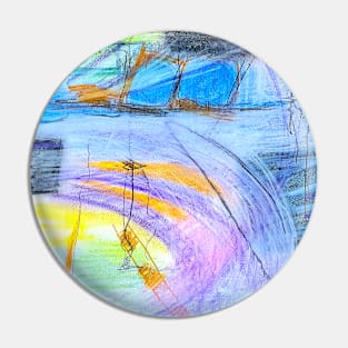 Strong winds abstract Pin