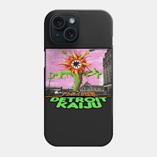 Shinohana, Death 'Flower Day' at Eastern Market! - Pete Coe's Detroit Kaiju series Phone Case