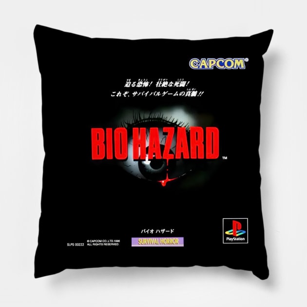 Resident evil Pillow by Retro Culture