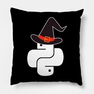 Halloween python wizard Pillow