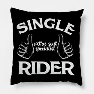 Single Rider (v3) Pillow