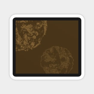 Brown and tan abstract Magnet