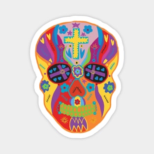 Sugar Skull Day of the Unliving Dead Calavera Magnet