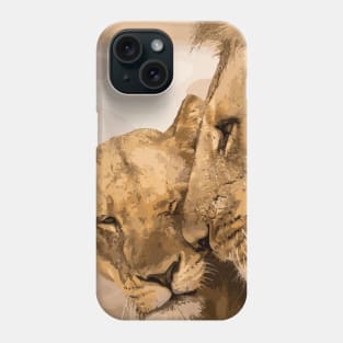 Zambia lions Phone Case