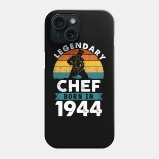 Legendary Chef born in 1944 80th Birthday Cook Baker Phone Case