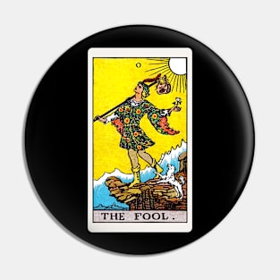 Card #0 - The Fool - Rider Waite Smith Tarot Pin