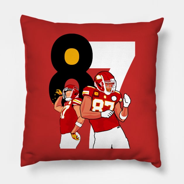 Travis Kelce Pillow by Mic jr