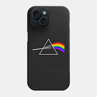 Rainbow triangle reflection or refraction. Phone Case