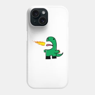 dinosaur fire Phone Case