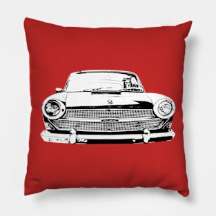 Austin 1800 landcrab 1960s British classic car monoblock black/white Pillow