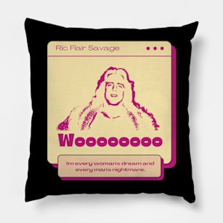 ric flair wrestling Pillow