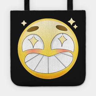 SQUEEEEEEEmoji (Black BG) Tote