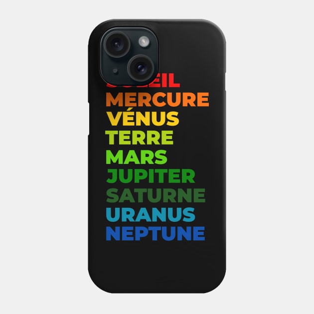 Le system solaire Phone Case by T-Shirts Zone