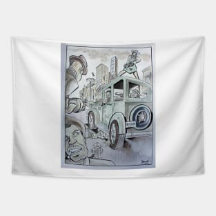 Car Hop Tapestry