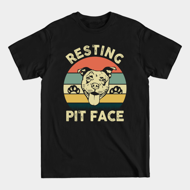 Discover vintage resting pit face - Resting Pit Face - T-Shirt