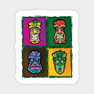 Tiki Totems Magnet