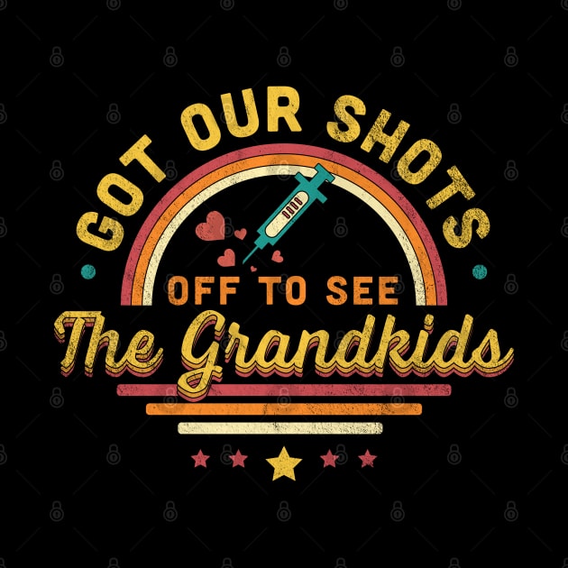 Got Our Shots Off To See The Grandkids by OrangeMonkeyArt