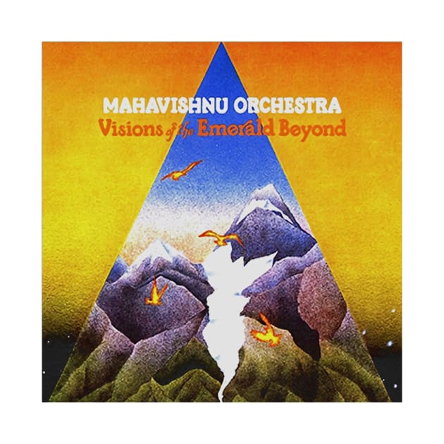 Mahavishnu Orchestra Visions Of The Emerald Album Cover by Bone Perez