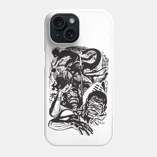 Terror in the Jungle by PPereyra Phone Case