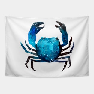 Cerulean blue Crustacean Tapestry
